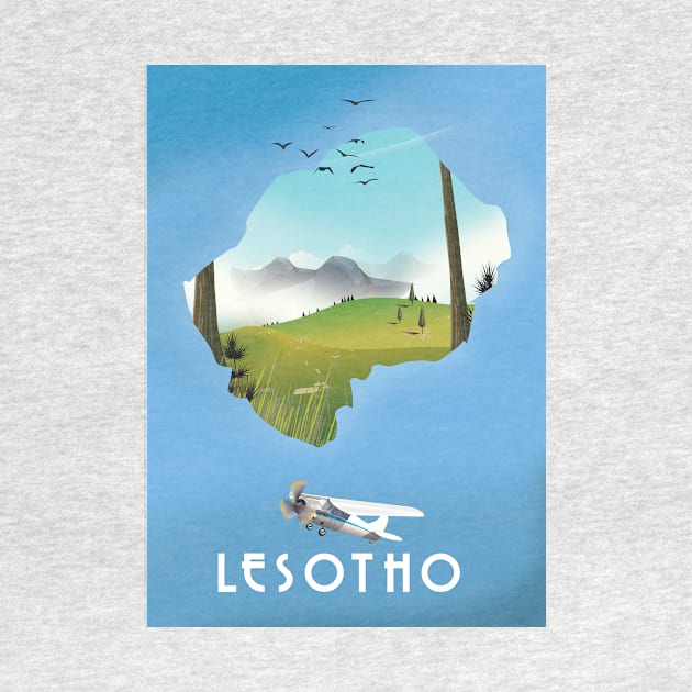 Lesotho Map by nickemporium1